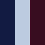 3 Pieces (DarkBlue-SkyBlue-Wine)